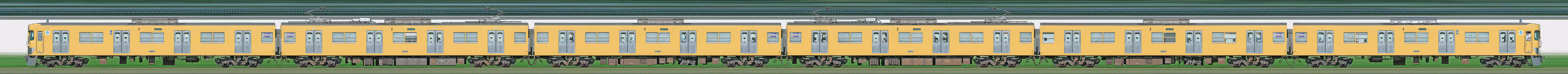 西武2000系2031編成（2位側）の編成サイドビュー