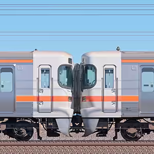 JR東海大垣車両区313系5300番台Z3編成+5000番台Y115編成(海側)