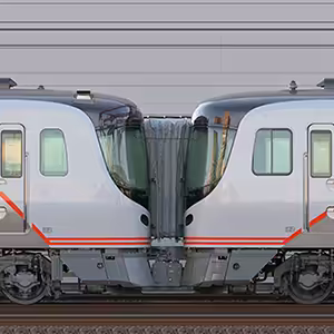 JR東海HC85系D203編成＋D6編成（山側）