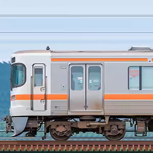JR東海静岡車両区313系2500番台T15編成(海側)