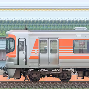 JR東海静岡車両区313系8000番台S3編成(海側)