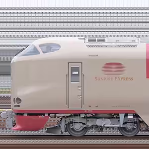 JR東海285系3000番台I5編成＋JR西日本285系I2編成（山側）