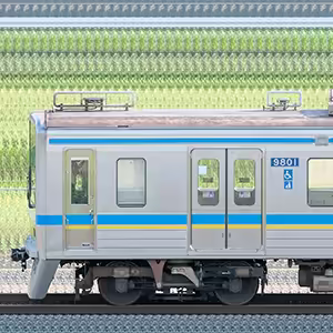  9800形 9808編成（山側） 