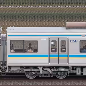 千葉ニュータウン鉄道9800形9806（補助電源装置交換後）