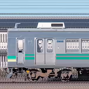  7800系 7802編成（南側） 