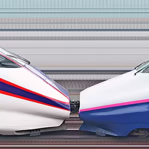 JR東日本E3系2000番台L63編成＋E2系1000番台J69編成（山側）