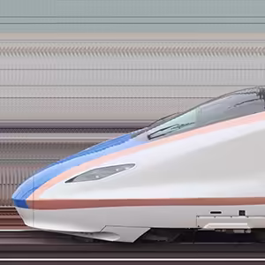 JR東日本E7系F21編成（朱鷺色・山側）