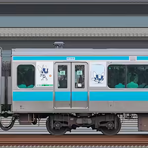 JR東日本E233系1000番台モハE232-1002（東京 2020 マスコット特別車体ラッピングトレイン）