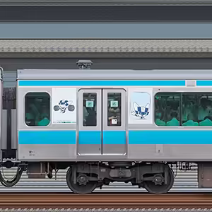 JR東日本E233系1000番台モハE232-1402（東京 2020 マスコット特別車体ラッピングトレイン）
