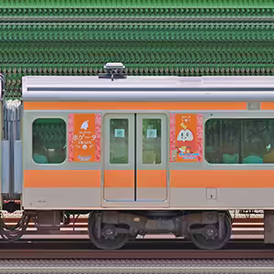 JR東日本E233系モハE232-38ポケモンラッピング（ホゲータ）