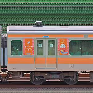 JR東日本E233系モハE232-438ポケモンラッピング（ホゲータ）