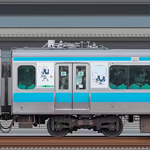 JR東日本E233系1000番台モハE233-1002（東京 2020 マスコット特別車体ラッピングトレイン）
