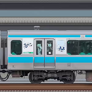JR東日本E233系1000番台モハE233-1402（東京 2020 マスコット特別車体ラッピングトレイン）