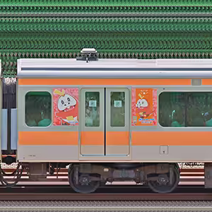 JR東日本E233系モハE233-438ポケモンラッピング（ホゲータ）