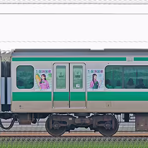 JR東日本E233系7000番台モハE233-7228「乃木坂46『国消国産』ラッピング電車」