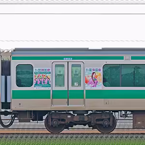 JR東日本E233系7000番台モハE233-7428「乃木坂46『国消国産』ラッピング電車」