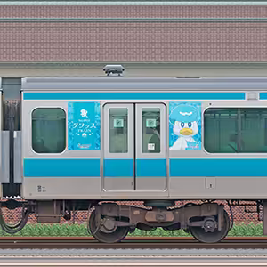 JR東日本E233系1000番台サハE233-1051ポケモンラッピング（クワッス）
