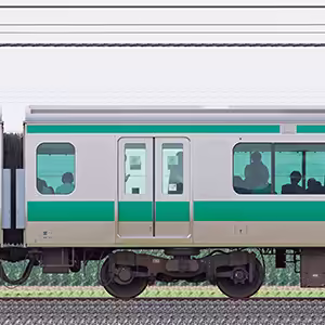 JR東日本E233系7000番台サハE233-7217（線路設備モニタリング装置搭載車）