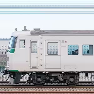 JR東日本大宮総合車両センター185系A6編成（山側）