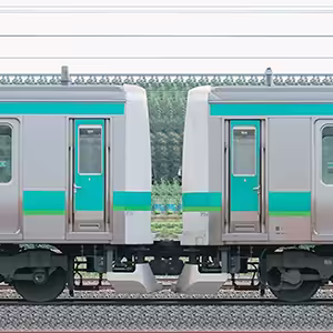 JR東日本 常磐快速線 E231系マト104編成(線路設備モニタリング装置搭載編成)+マト127編成(山側)