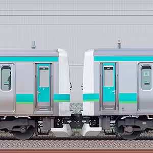 JR東日本 常磐快速線 E231系マト104編成(線路設備モニタリング装置搭載編成)+マト127編成(海側)