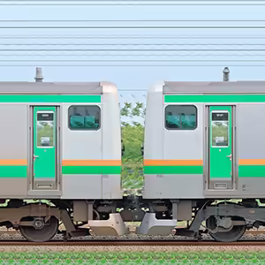 JR東日本 小山車両センター E231系U503編成+U107編成(海側)