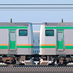 JR東日本 国府津車両センター E231系K-08編成(機器更新後)+S-04編成(海側)