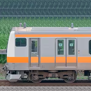 JR東日本 中央快速線 E233系H47編成（トイレ設置前・海側）