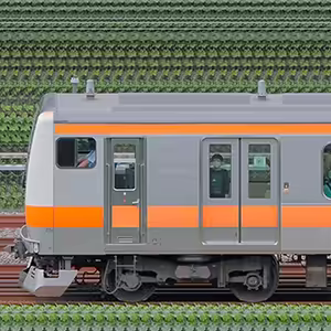 JR東日本 中央快速線 E233系H47編成（トイレ設置後・山側）