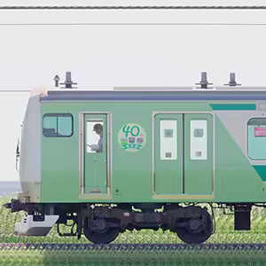 JR東日本 埼京線 E233系7000番台ハエ117編成「埼京線開業40周年記念ラッピング列車」（山側）