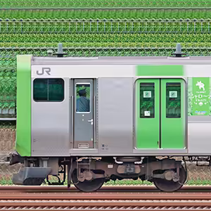 JR東日本 山手線 E235系トウ31編成ポケモンラッピング(ニャローテ)(逆サイド)