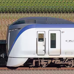 JR東日本 中央東線 E353系S113編成（海側）