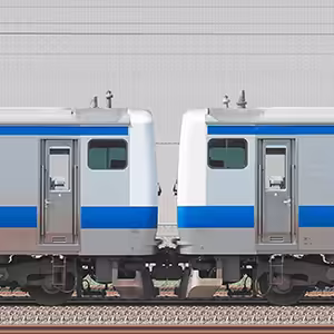 JR東日本 常磐線 E531系K411編成(線路設備モニタリング装置搭載編成)+K465編成(海側)