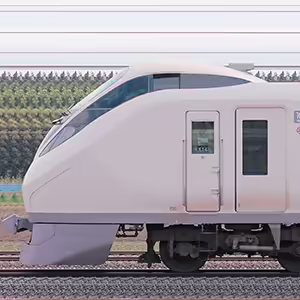  E657系 K14編成『東北デスティネーションキャンペーン』ラッピング（山側） 