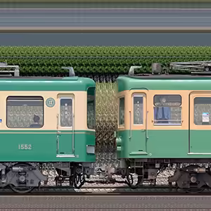  1000形300形 1502編成＋305編成（海側） 