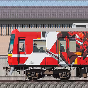 遠州鉄道2000形2004編成「エヴァンゲリオンラッピング電車」（東側）