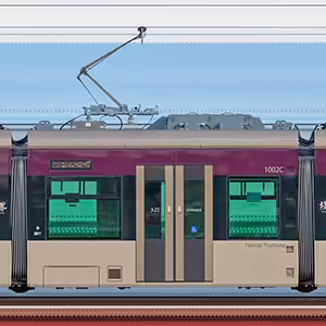 阪堺電気軌道1001形「堺トラム」1002C