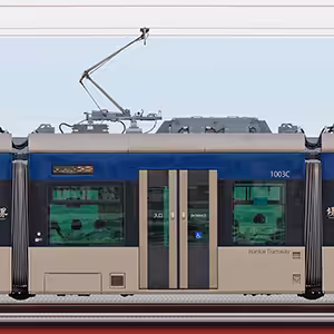阪堺電気軌道1001形「堺トラム」1003C