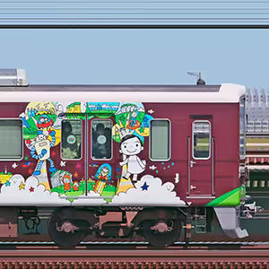 阪急1000系「SDGsトレイン 未来のゆめ・まち号」（2022年）C#1001