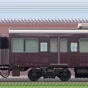 阪急1300系「カーボンニュートラル運行」ラッピングC#1354