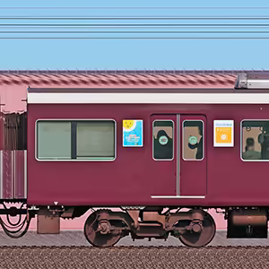 阪急1300系「SDGsトレイン 未来のゆめ・まち号」（2022年）C#1358