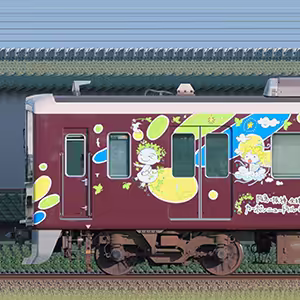 阪急1300系1304編成「カーボンニュートラル運行」ラッピング（西側）