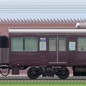 阪急1300系「カーボンニュートラル運行」ラッピングC#1454