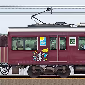 阪急1000系「SDGsトレイン 未来のゆめ・まち号」（2024年）C#1561