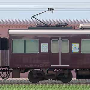 阪急1300系「カーボンニュートラル運行」ラッピングC#1804