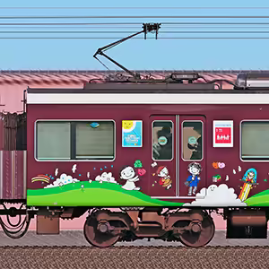 阪急1300系「SDGsトレイン 未来のゆめ・まち号」（2022年）C#1808