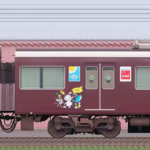 阪急1300系「SDGsトレイン 未来のゆめ・まち号」（2024年）C#1908