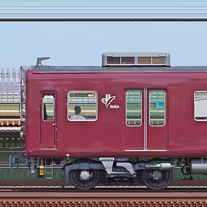 阪急5100系（リニューアル車）5128編成（浜側）