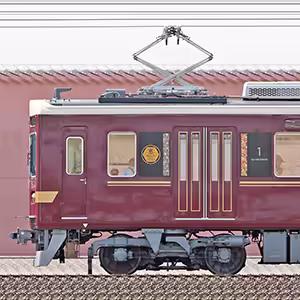 阪急7000系7006編成「京とれいん 雅洛」(東側)