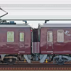 阪急7000系7009編成+8200系8200編成(浜側)